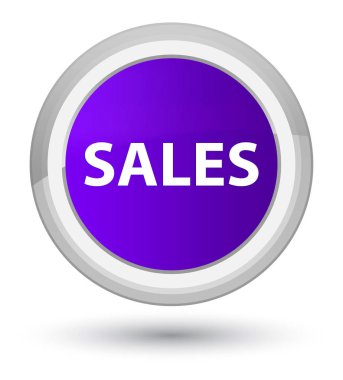 Satış baş mor yuvarlak düğmesi