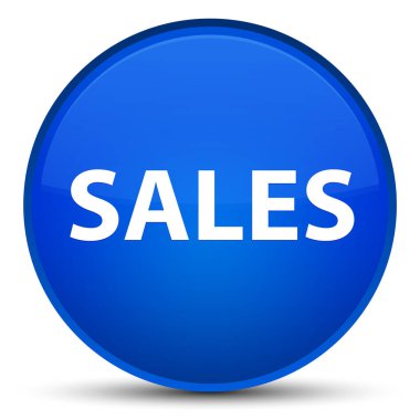 Satış özel mavi yuvarlak düğmesi