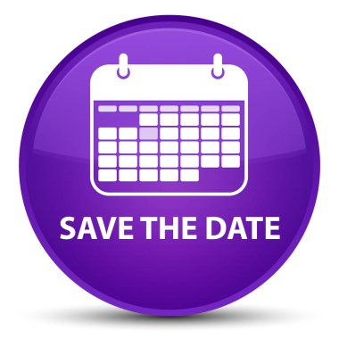 Tarihi mor yuvarlak düğmesini özel kaydetme