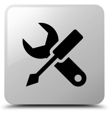 Ayarları simgesi Beyaz kare düğme