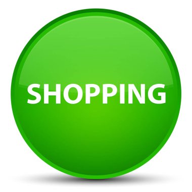 Özel yeşil yuvarlak düğmeye alışveriş