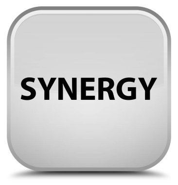 Sinerji özel beyaz kare düğme