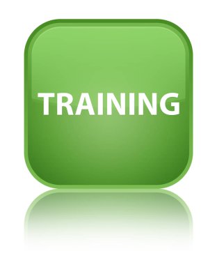 Eğitim özel yumuşak yeşil kare düğme