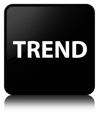 Trend siyah kare düğme