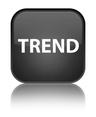 Eğilim özel siyah kare düğme