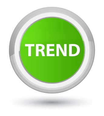 Eğilim prime yumuşak yeşil yuvarlak düğmesi