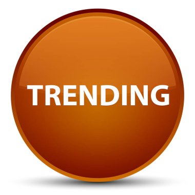 Özel kahverengi yuvarlak düğmesini eğilimleri