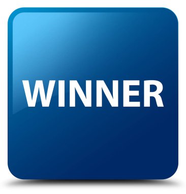 Kazanan mavi kare düğme