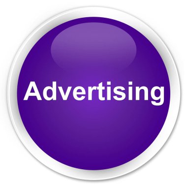 Reklam sigorta primi mor yuvarlak düğmesi