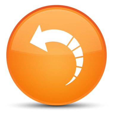 Geri ok simgesini özel turuncu yuvarlak düğmesi