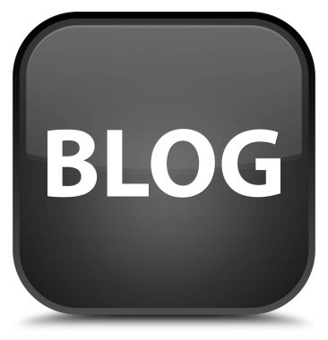 Blog özel siyah kare düğme