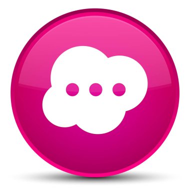 Beyin kutsal kişilerin resmi özel pembe yuvarlak düğme