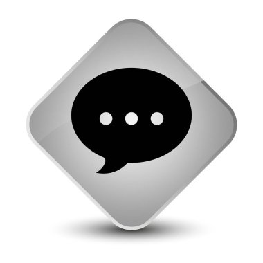 Konuşma kutsal kişilerin resmi zarif beyaz elmas düğme