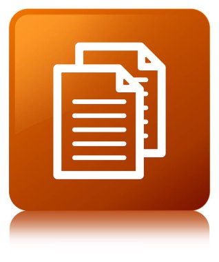 Belgeler simgesini kahverengi kare düğme