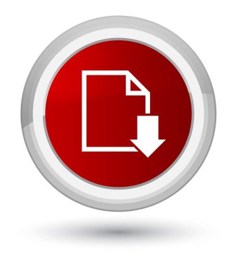 Belge simge ilk kırmızı yuvarlak düğmesini indir