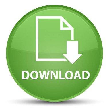 (Belge simgesi) özel yumuşak yeşil yuvarlak düğmesini indir