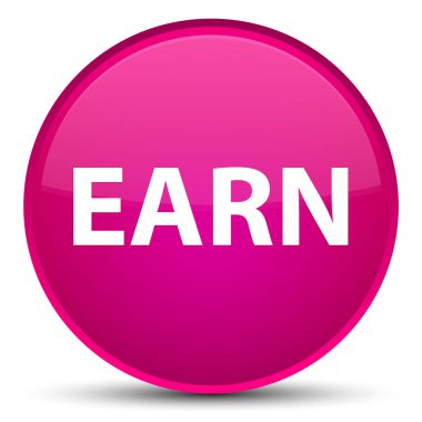 Özel pembe yuvarlak düğmesini kazanmak