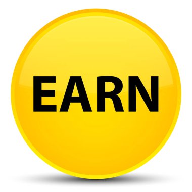 Özel sarı yuvarlak düğmeye kazanmak