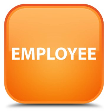 Çalışan özel turuncu kare düğmesini