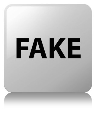 Sahte beyaz kare düğme