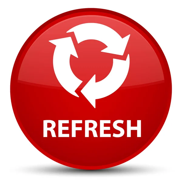 Refresh special red round button — Stock Photo, Image