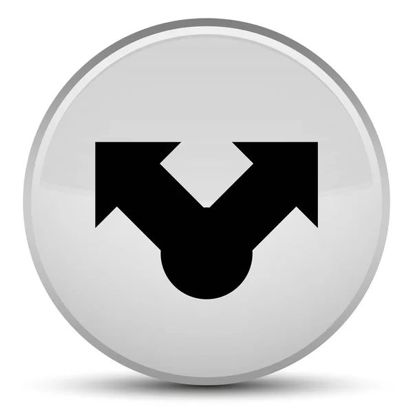 Partager icône bouton rond blanc spécial — Photo