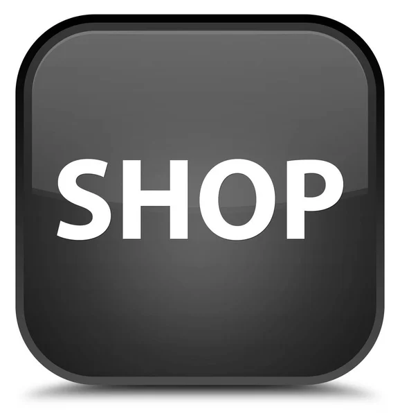 Shop special black square button — Stock Photo, Image