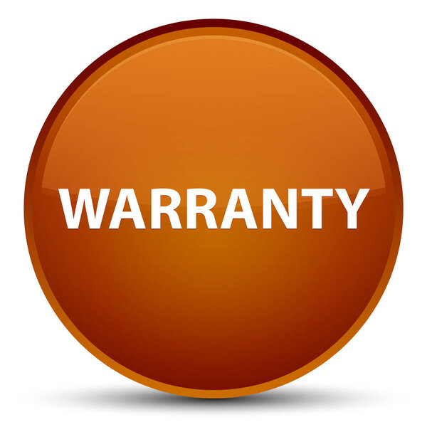 Warranty special brown round button