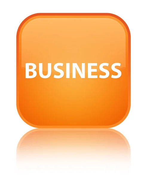 Business special orange square button — Stock Photo, Image