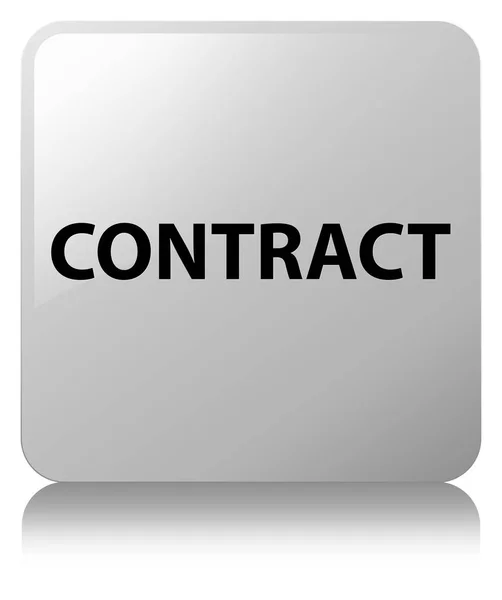 Contract white square button — Stock Photo, Image