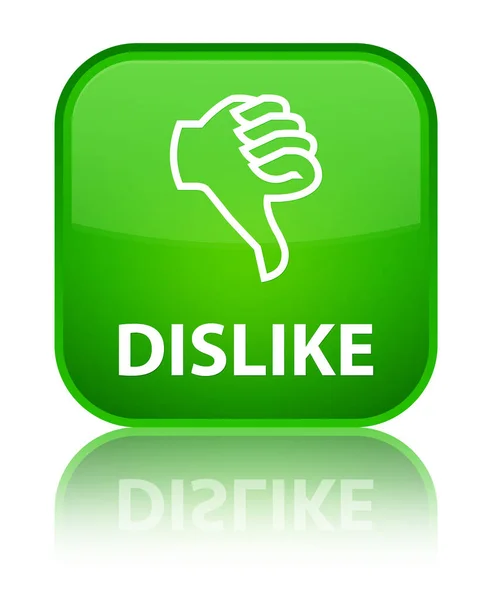 Dislike special green square button — Stock Photo, Image