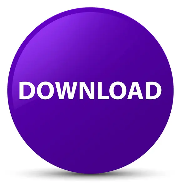 Download purple round button — Stock Photo, Image