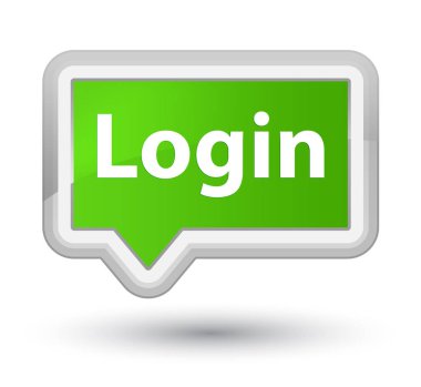 Mantık asal yumuşak yeşil afiş düğme