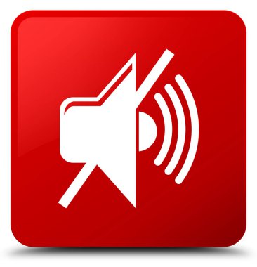 Sessiz ses simgesi kırmızı kare düğmesi