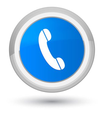Telefon simgesini Ana camgöbeği mavi yuvarlak düğmesi