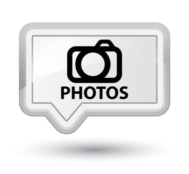 Fotoğraflar (kamera simgesi) baş beyaz bayrak düğmesini