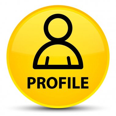 Profil (üye simgesi) özel sarı yuvarlak düğmesi