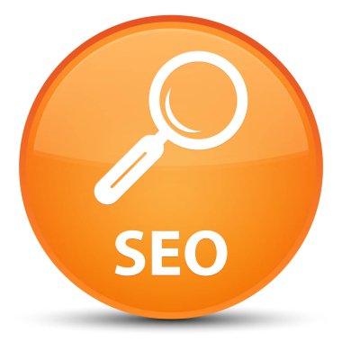 SEO özel turuncu yuvarlak düğmesine