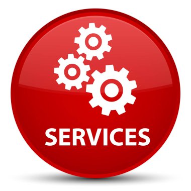 (Vites simgesi) özel kırmızı yuvarlak düğmeye hizmetleri