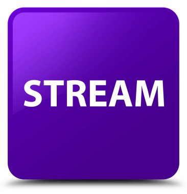 Akış mor kare düğme