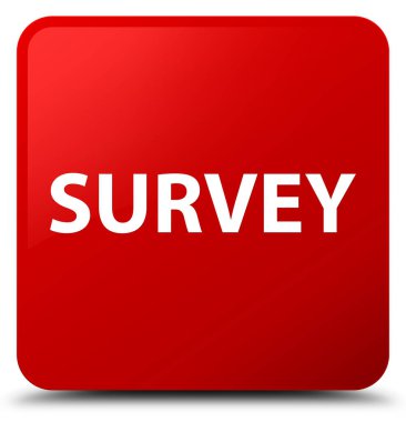 Anket kırmızı kare düğme