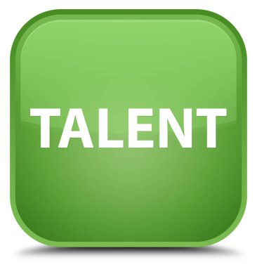 Yetenek özel yumuşak yeşil kare düğme