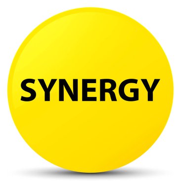 Sinerji sarı yuvarlak düğmesi