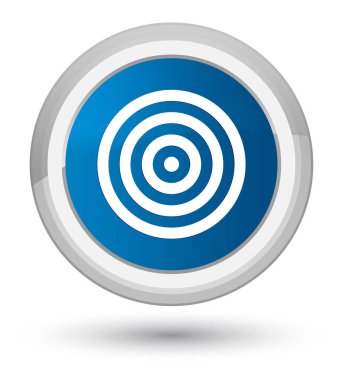 Hedef simgesi Başbakan düğmenin mavi