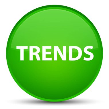 Eğilimleri özel yeşil yuvarlak düğmesi