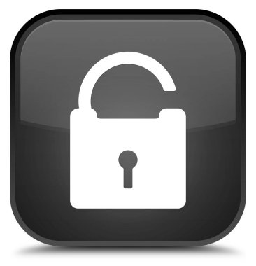 Kutsal kişilerin resmi özel siyah kare düğme kilidini