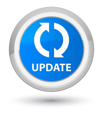 Başbakan camgöbeği mavi yuvarlak düğmesini güncelleştir