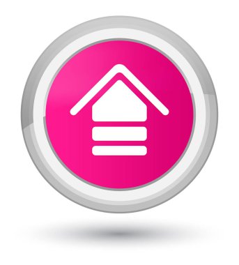 Kutsal kişilerin resmi ana pembe yuvarlak düğme upload