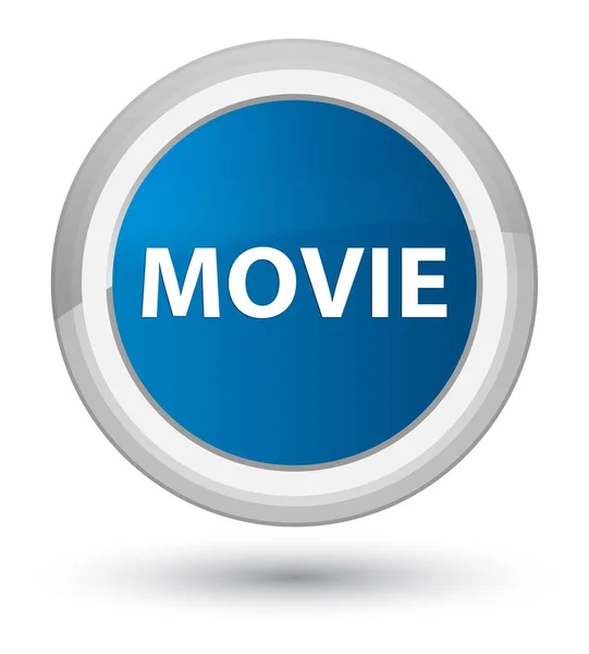 Ταινία προνομιακή μπλε στρογγυλό κουμπί — Φωτογραφία Αρχείου