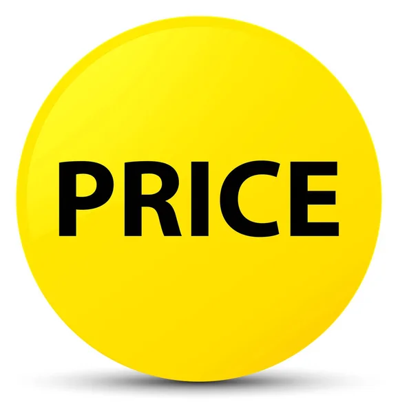 Price yellow round button — Stock Photo, Image